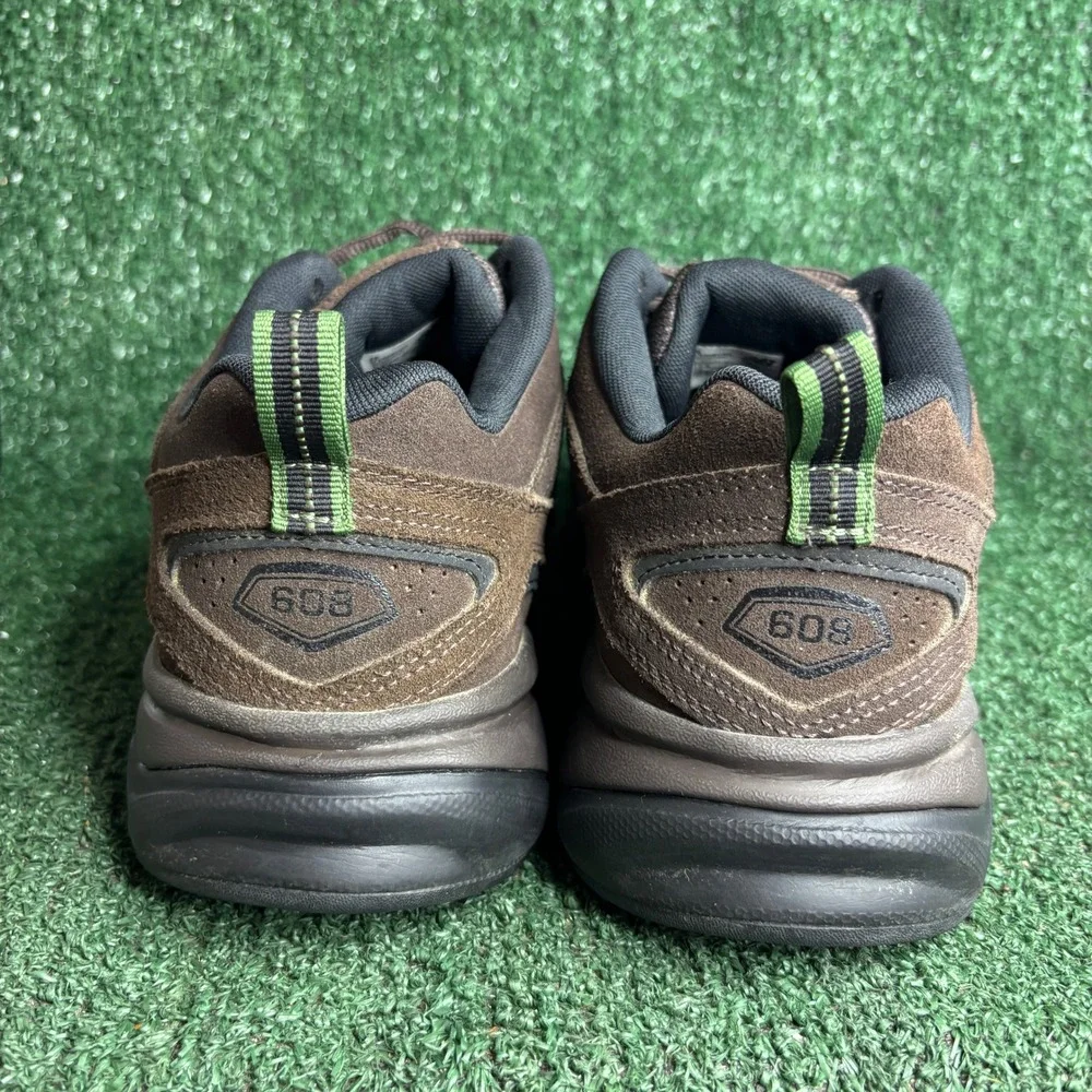 New Balance 608v4 Suede Abzorb Training Shoes Brown Mens Size 10.5 4E Extra Wide